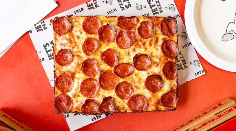 Jet’s Pizza has relocated to Hamilton and is offering a deal on Tuesday, Aug. 26, 2025, to celebrate the move of this store from Fairfield. Customers can order on Tuesday a one-topping, 4 Corner Pizza for just $4.44 (one per person and while supplies last). For those ordering online, they should use the code 24H444. PROVIDED