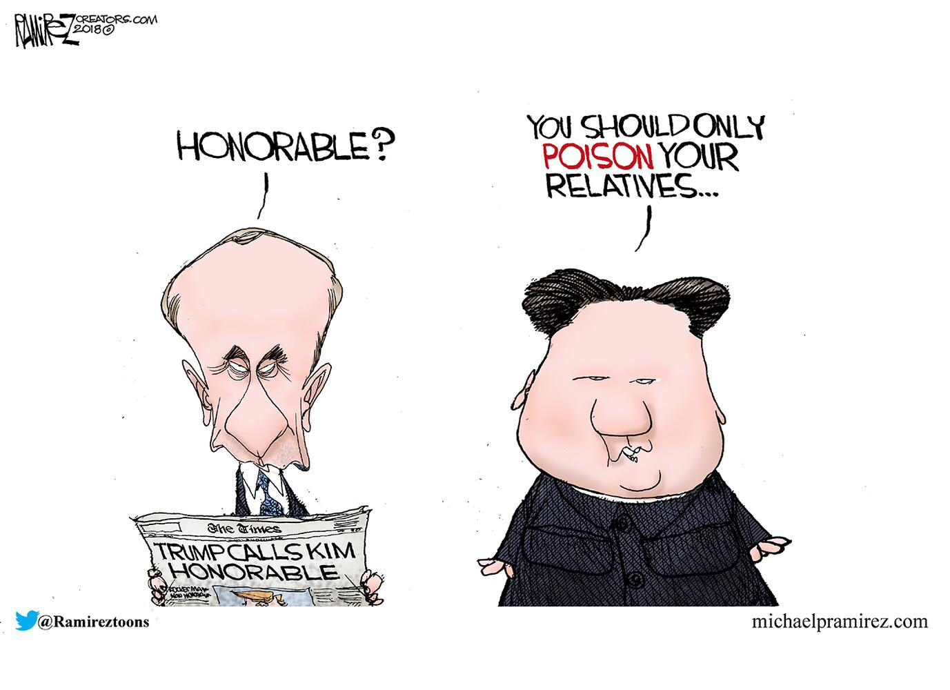 Week in cartoons: Barbara Bush, France's Macron and more