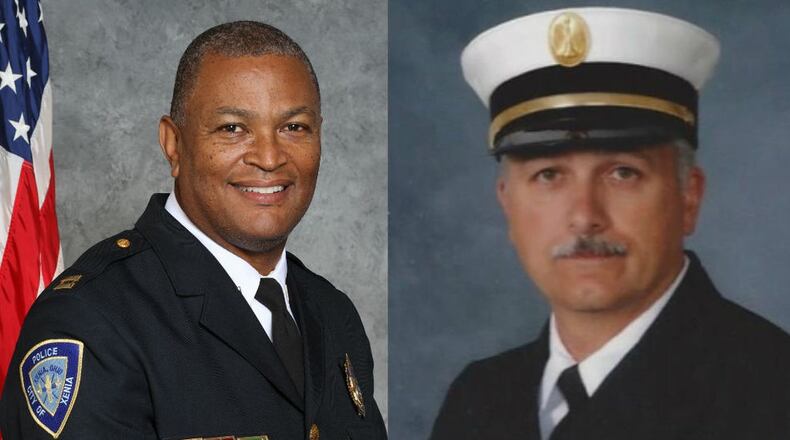 Capt. Alonzo Wilson (left) and Capt. Jason Kinley