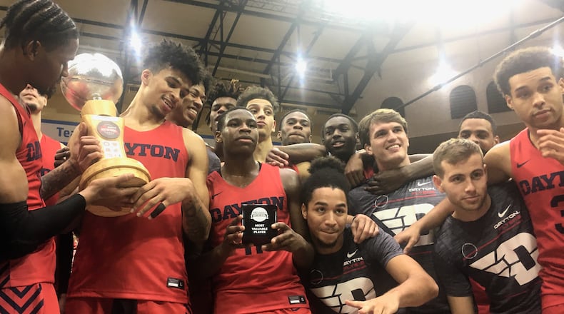 Dayton against Belmont on Sunday, Nov. 28, 2021, in the championship game of the ESPN Events Invitational at HP Fieldhouse in Kissimmee, Fla. David Jablonski/Staff