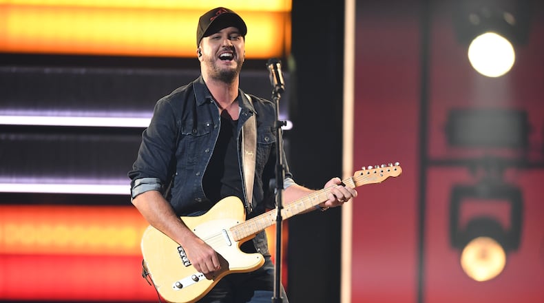 THE 52ND ANNUAL CMA AWARDS - Country Music superstars Brad Paisley and Carrie Underwood return to host "The 52nd Annual CMA Awards," Country Musics Biggest Night, live from the Bridgestone Arena in Nashville, WEDNESDAY, NOV. 14 (8:00-11:00 p.m. EDT), on The ABC Television Network. The beloved hosts return for the 11th time. (Image Group LA/ABC via Getty Images)
LUKE BRYAN