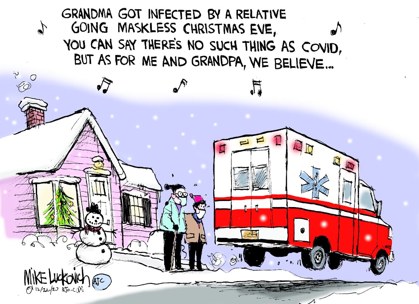 Week in cartoons: Stimulus checks, Christmas and more