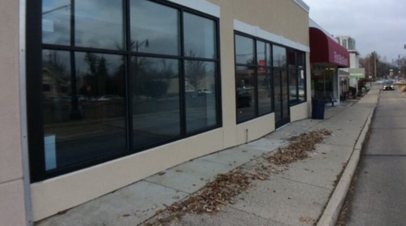 Gregory’s Salon in Oakwood will expand into this former Wm. Rife Co. Jewelers store on Far Hills Ave. MARK FISHER/STAFF