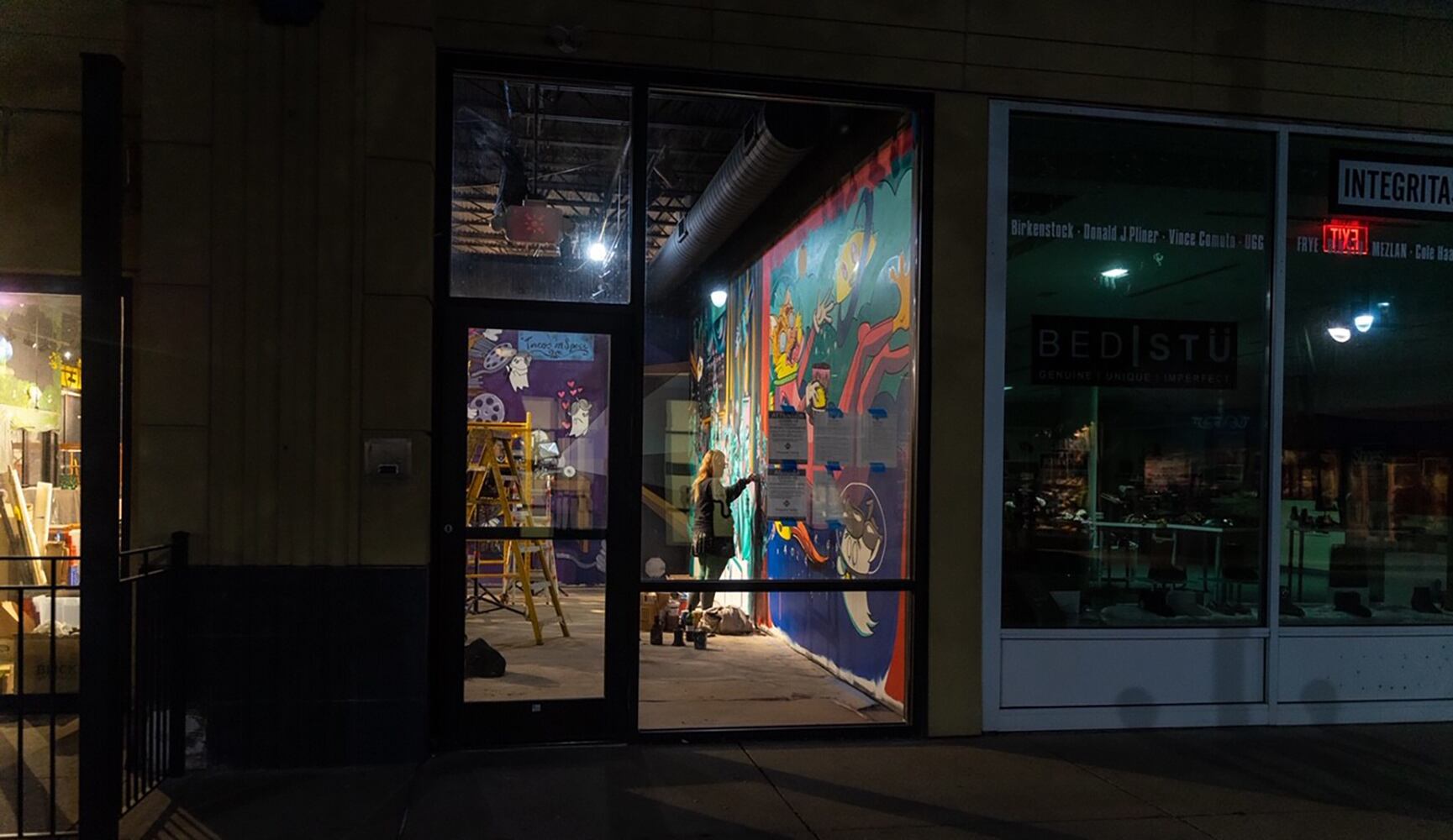 PHOTOS: Wild and wacky murals take over new restaurant at The Greene