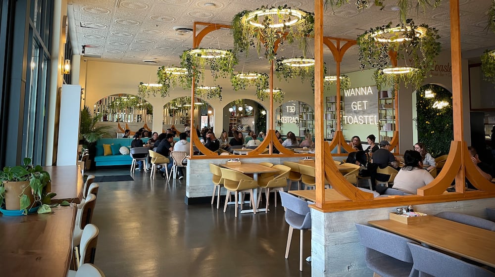 Toasted Brunch Bar + Cafe, a restaurant concept specializing in traditional American and internationally fused breakfast, lunch and dinner options, first opened in 2024 just outside of the Mall at Fairfield Commons in Beavercreek. NATALIE JONES/STAFF