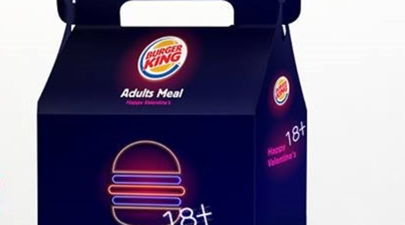 BK Adult Meal offered on Valentine's Day