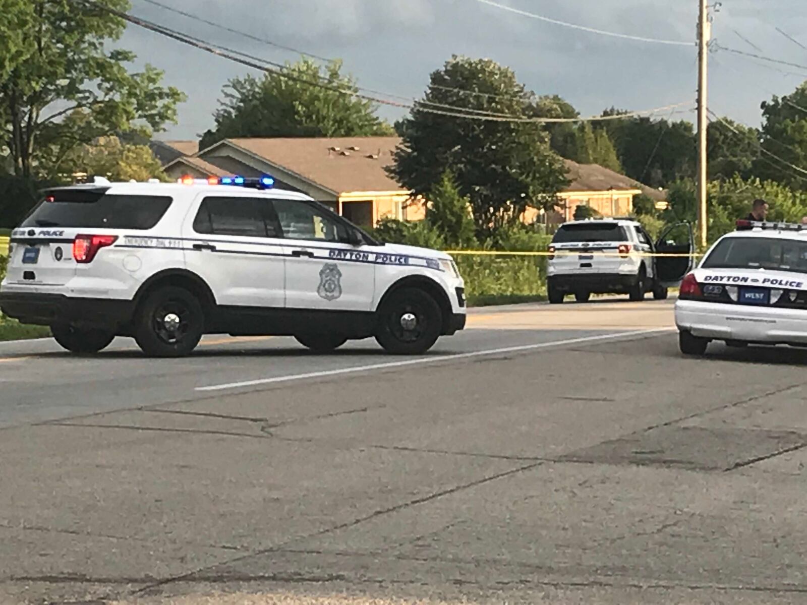Dayton police are investigating a shooting Wednesday evening at the Whitney Young Estates apartments, on Germantown Pike (state Route 4), that sent one man to a hospital. (James Buechele/Staff)