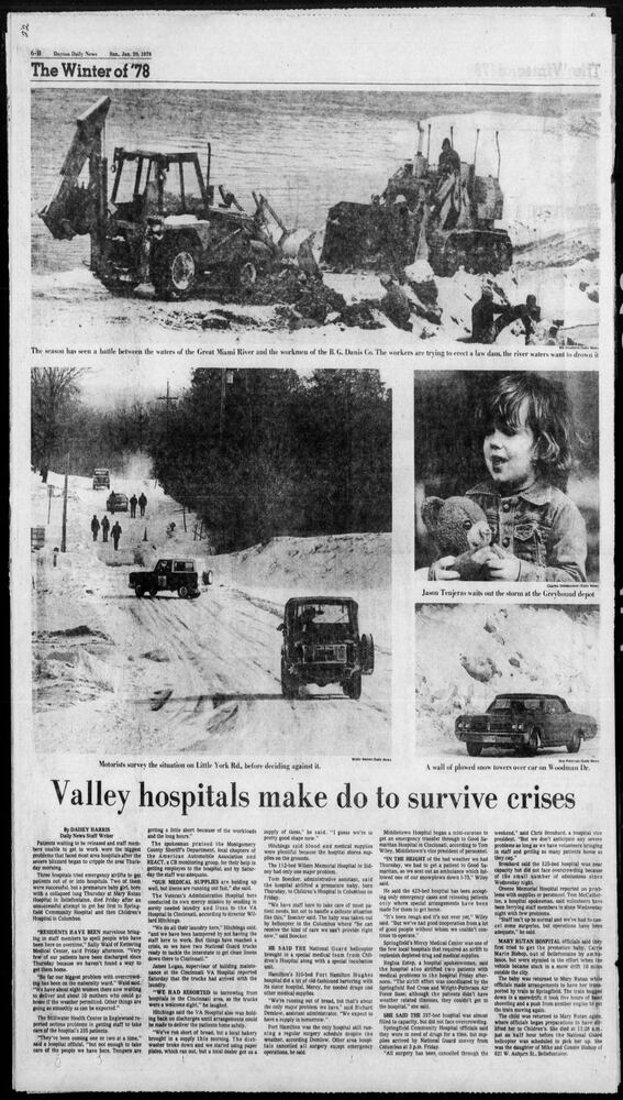 Winter Blizzard of 1978 Dayton