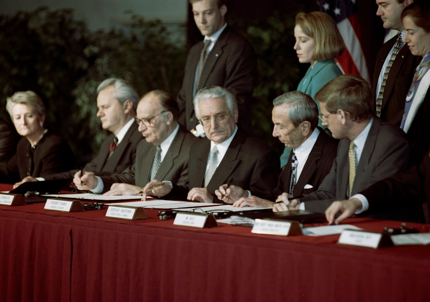 Dayton Peace Accords photos by Jan Underwood