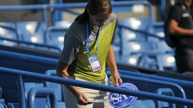 Volunteers are needed for the Western & Southern Open held at the Lindner Family Tennis Center in Mason, Ohio. MICHAEL D. PITMAN/STAFF FILE PHOTO