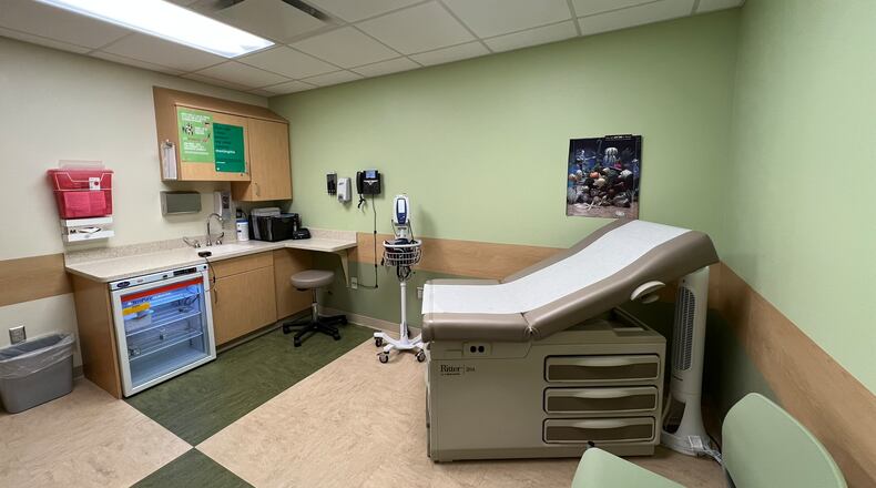 An exam room at Public Health - Dayton & Montgomery County. COURTESY OF PUBLIC HEALTH
