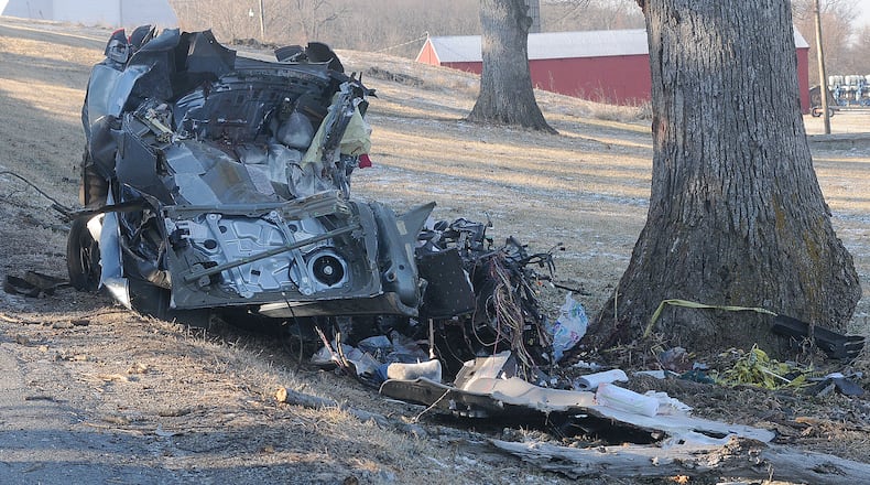 State troopers are investigating a single-car accident that killed three teenagers on Ridge Road in Springfield Twp. on Wednesday morning, March 26, 2014. Troopers said speed may have been a factor in the accident that killed Wesley Culpepper, 15, Daniel Tittle, 17, and Charles Luthe, 16.