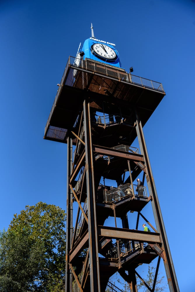 PHOTOS: One of Dayton’s most iconic skyline fixtures is back and offers a new bird’s-eye view of Dayton