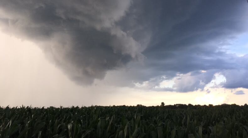 Storm clouds Saturday evening, July 1, 2017, in Bethel Twp. (LINDA JOHNSON / CONTRIBUTED)