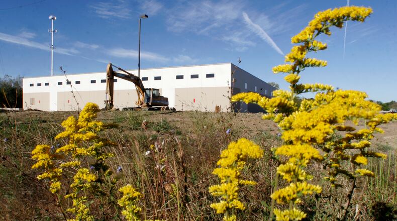 The then-new 70,000-square-foot building for Crown Solutions, a subsidiary of Veolia Water Solutions & Technologies, when it was under construction along Industrial Park Drive in Vandalia in 2010. FILE