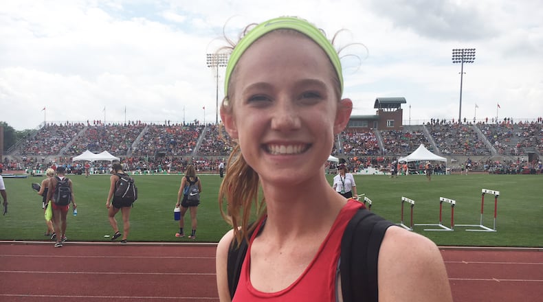 Tri-County North senior Hailey Thies was third in the D-III long jump. MARC PENDLETON / STAFF