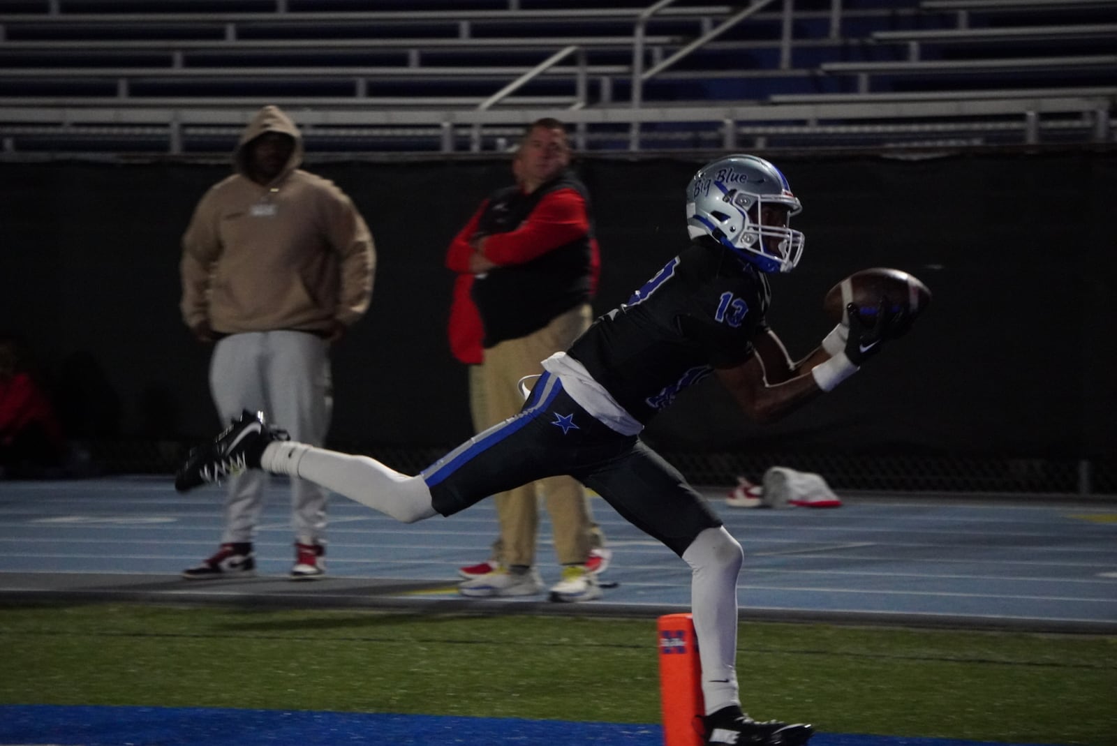 The Hamilton High School football team beat Fairfield 14-7 on Friday night at Virgil Schwarm Stadium. CHRIS VOGT / CONTRIBUTED