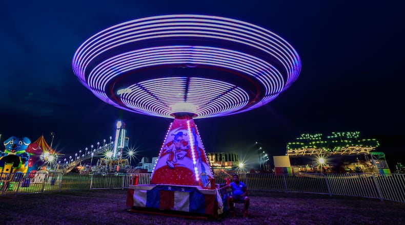 Rides are part of the fun this summer during fair season. The Greene County Fair will be no exception. Pictured here are rides at The 167th Montgomery County Fair earlier this month. TOM GILLIAM / CONTRIBUTING PHOTOGRAPHER