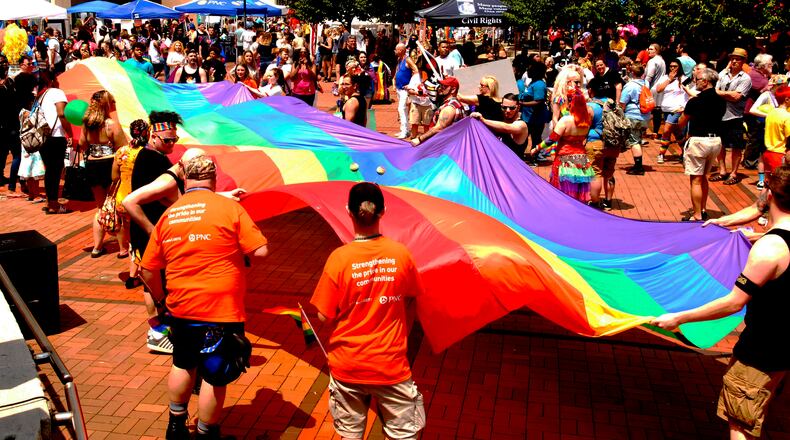 Scenes from the 2019 Dayton PRIDE parade through Dayton on Saturday, June 1, 2019. Did we spot you there? DAVID MOODIE/CONTRIBUTED