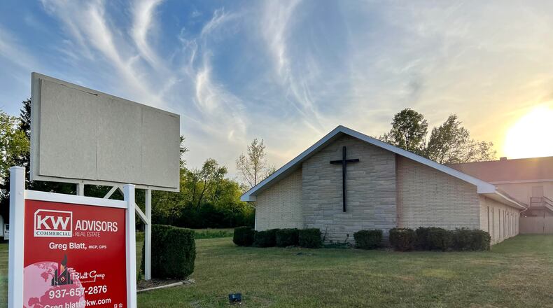 Vandalia City Council will consider a proposal for a now vacant former church on Miller Lane to be remodeled as an event space and indoor pickleball court. AIMEE HANCOCK/STAFF