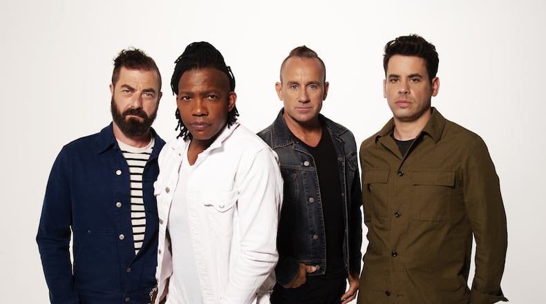Nashville-based Newsboys (pictured), which formed in Australia in 1985, joins TobyMac, Crowder, Skillet, and other contemporary Christian acts for the SpiritSong Festival at Kings Island in Mason Thursday through Saturday, June 15 through 17. CONTRIBUTED