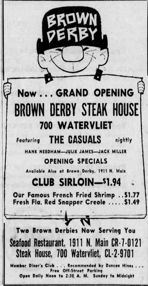 Vintage Restaurant advertising DDN