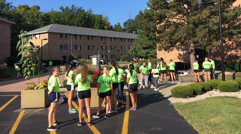 Around 1,400 students, mostly freshmen, moved in on Wright State University’s campus on Aug. 24, 2017.