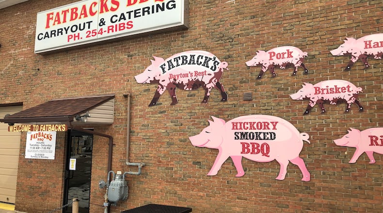 Fatback's BBQ on Linden Avenue in Dayton will reopen under new ownership on March 20, 2021, its new owners say. MARK FISHER/STAFF