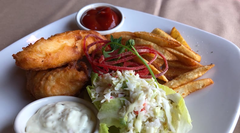 Fish & Chips ($17) from Club Oceano. MARK FISHER / STAFF PHOTO