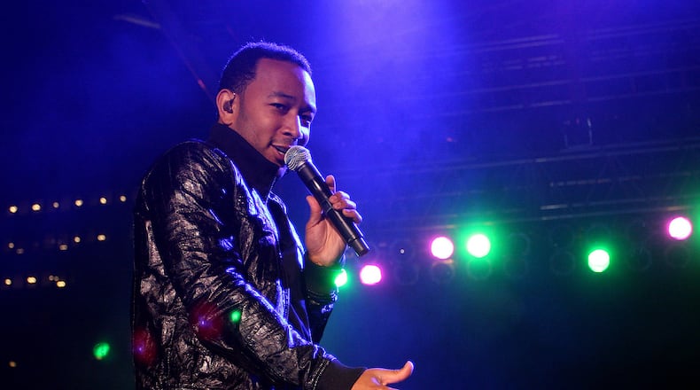 E.L. Hubbard photography
John Legend performs during the Downtown Dayton Revival Saturday, Sept. 8, 2012.