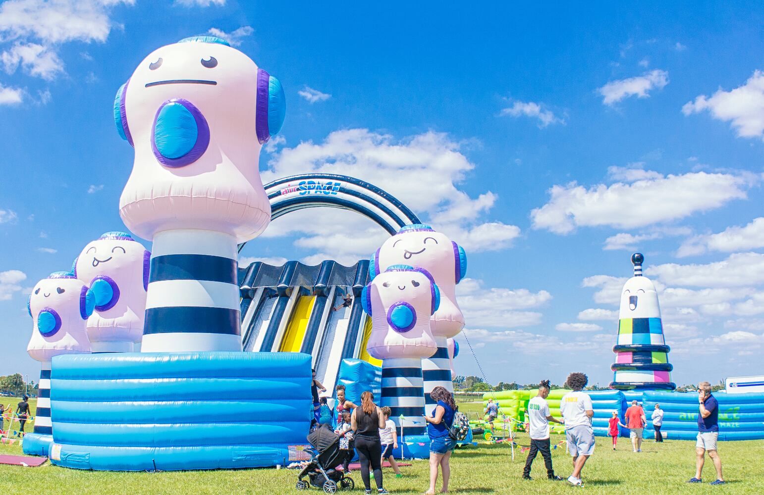 PHOTOS: The World’s Largest Bounce House is inflated fun