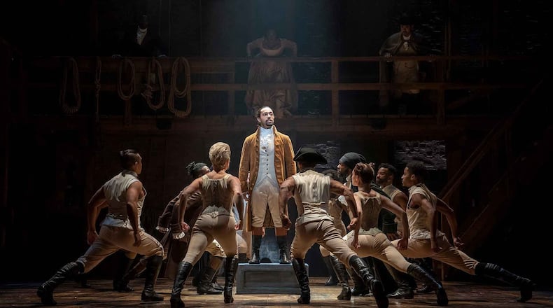 The Tony and Grammy Award-winning musical "Hamilton," which also received the Pulitzer Prize for Drama, will return to Dayton Oct. 1-13, 2024 at the Schuster Center courtesy of Dayton Live. CONTRIBUTED