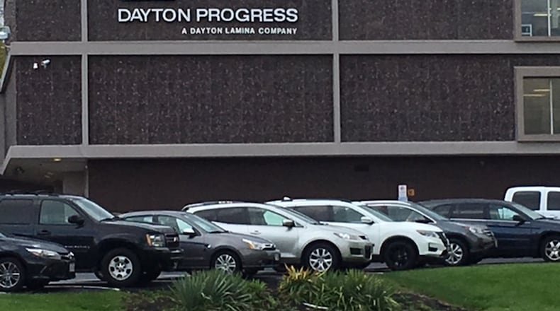 The parent company of the Dayton Progress Corp. is considering building a $16 million, 50,000 square foot distribution center on the company’s Progress Road site. NICK BLIZZARD/STAFF
