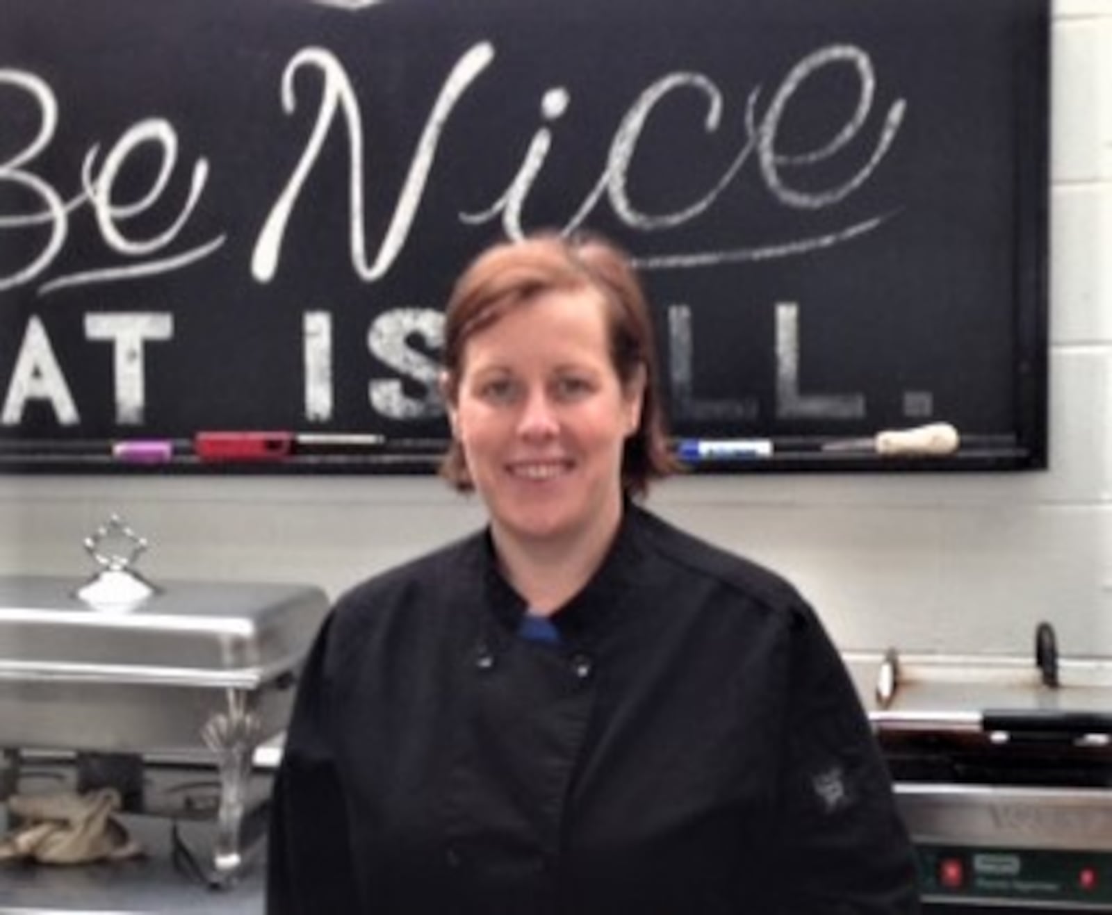 Jennifer Herrera, co-founder of Napales, working at the Chef’s Case at the 2nd Street Market last month. MARK FISHER/STAFF