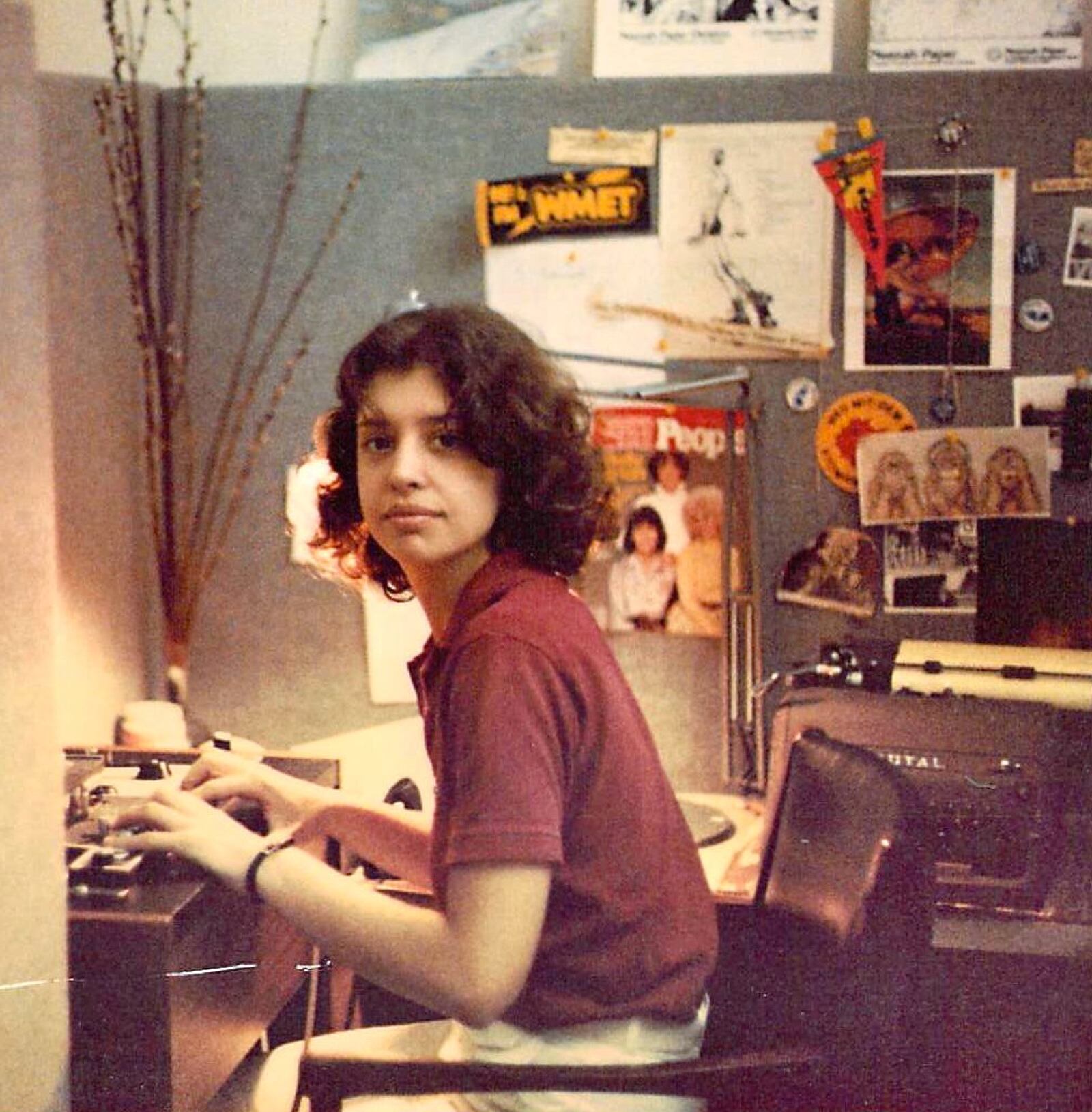Neenah Ellis working at NPR’s “All Things Considered” as a tape editor in 1981. CONTRIBUTED PHOTO