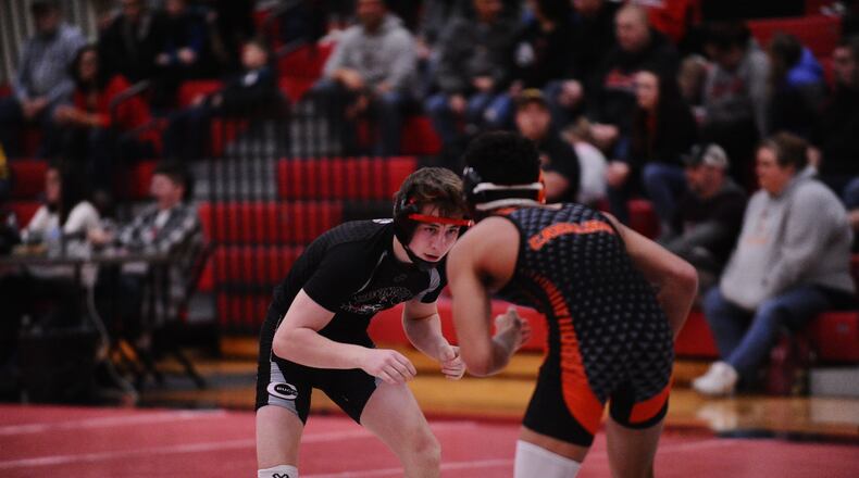 Sophomore state placer Cael Vanderhorst (25-3) is ranked No. 6in the state at 113.