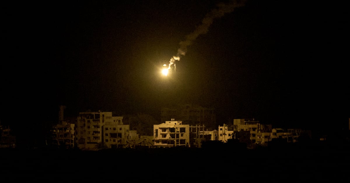 The Latest: Palestinians report heavy strikes as Israeli defense minister says 'Gaza is...
