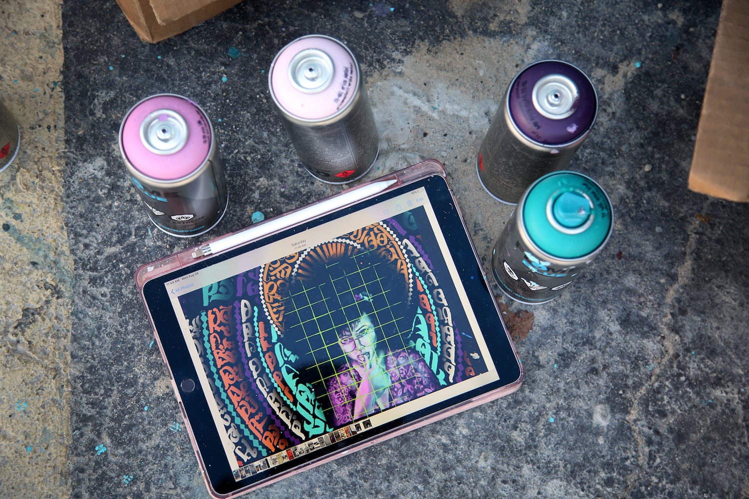 PHOTOS: New Dayton mural created in calligraffiti style with more than 20 colors