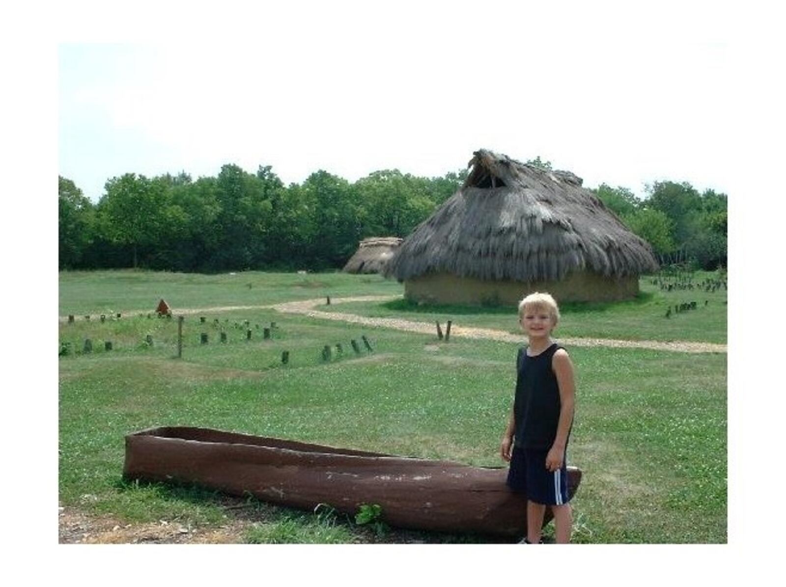 Example of dugout canoe used by Fort Ancient Indians. Make sure you wear your life jacket on this boat. CONTRIBUTED