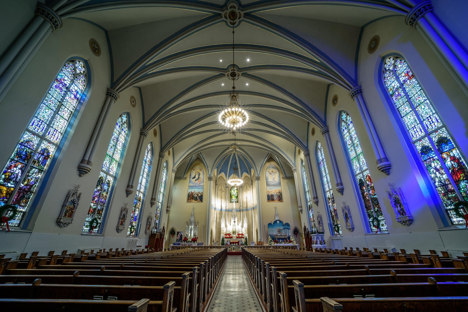 PHOTOS: See the oldest Catholic parish in Dayton decorated for Christmas
