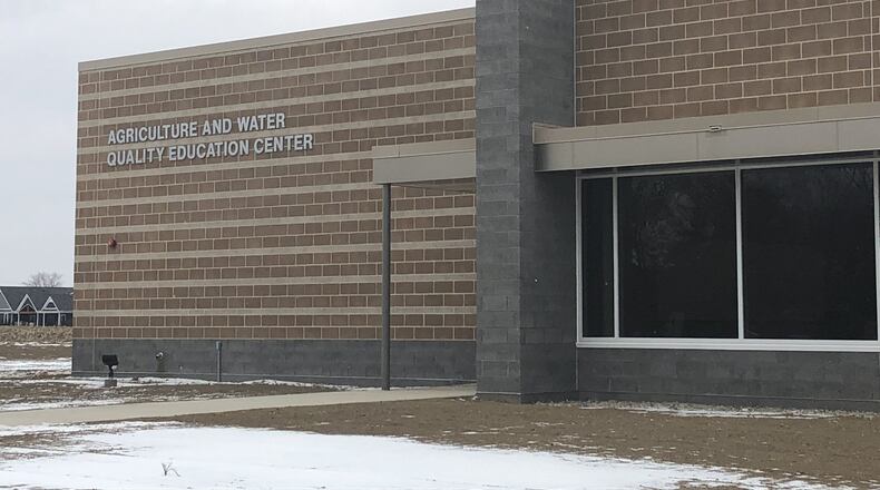 The new agriculture and water quality center on Wright State University’s Lake Campus in Celina. The new facility is scheduled to open in 2018.