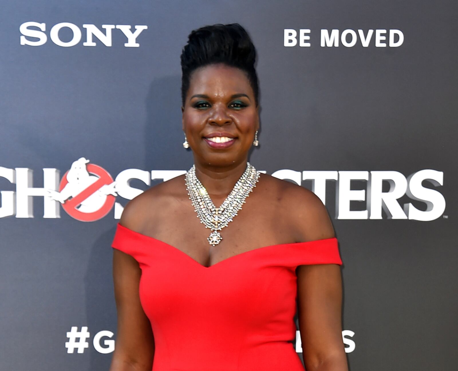 FILE - In this July 9, 2016 file photo, actress Leslie Jones arrives at the Los Angeles premiere of "Ghostbusters." (Photo by Jordan Strauss/Invision/AP, File)