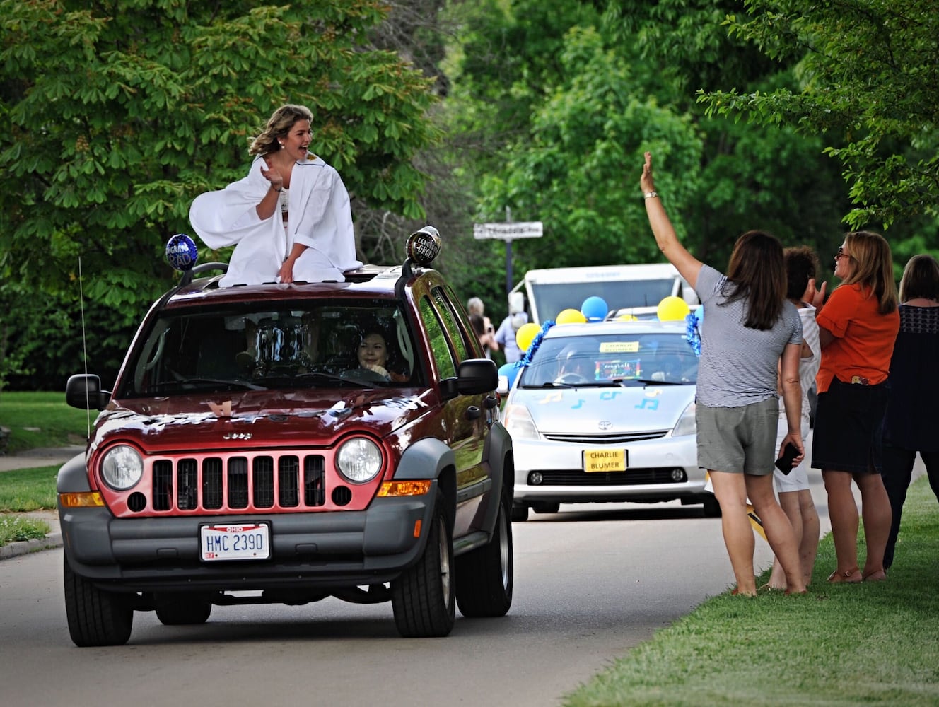 Oakwood community celebrates seniors during parade