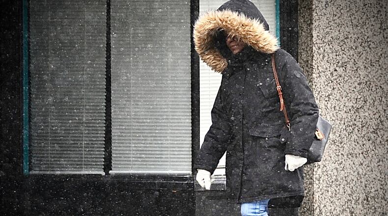 Snow flurries and below normal temperatures are in today's forecast. MARSHALL GORBY\STAFF