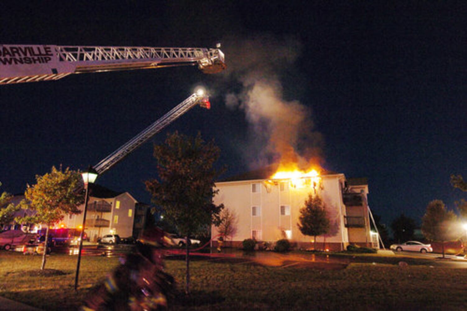 Xenia apartment complex fire