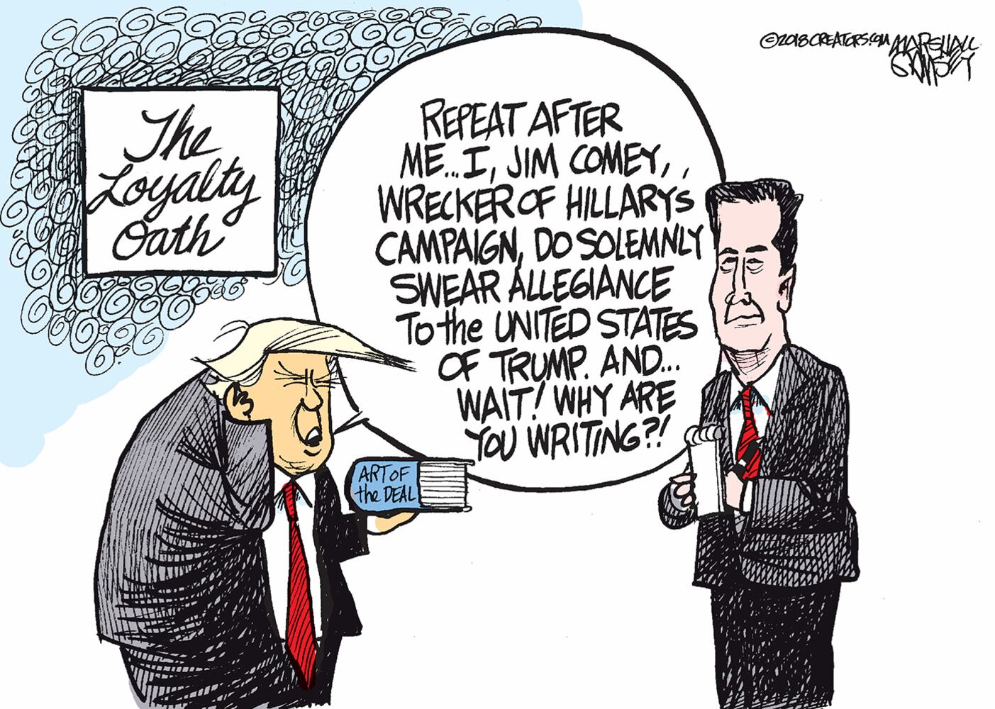 Week in cartoons: Barbara Bush, France's Macron and more