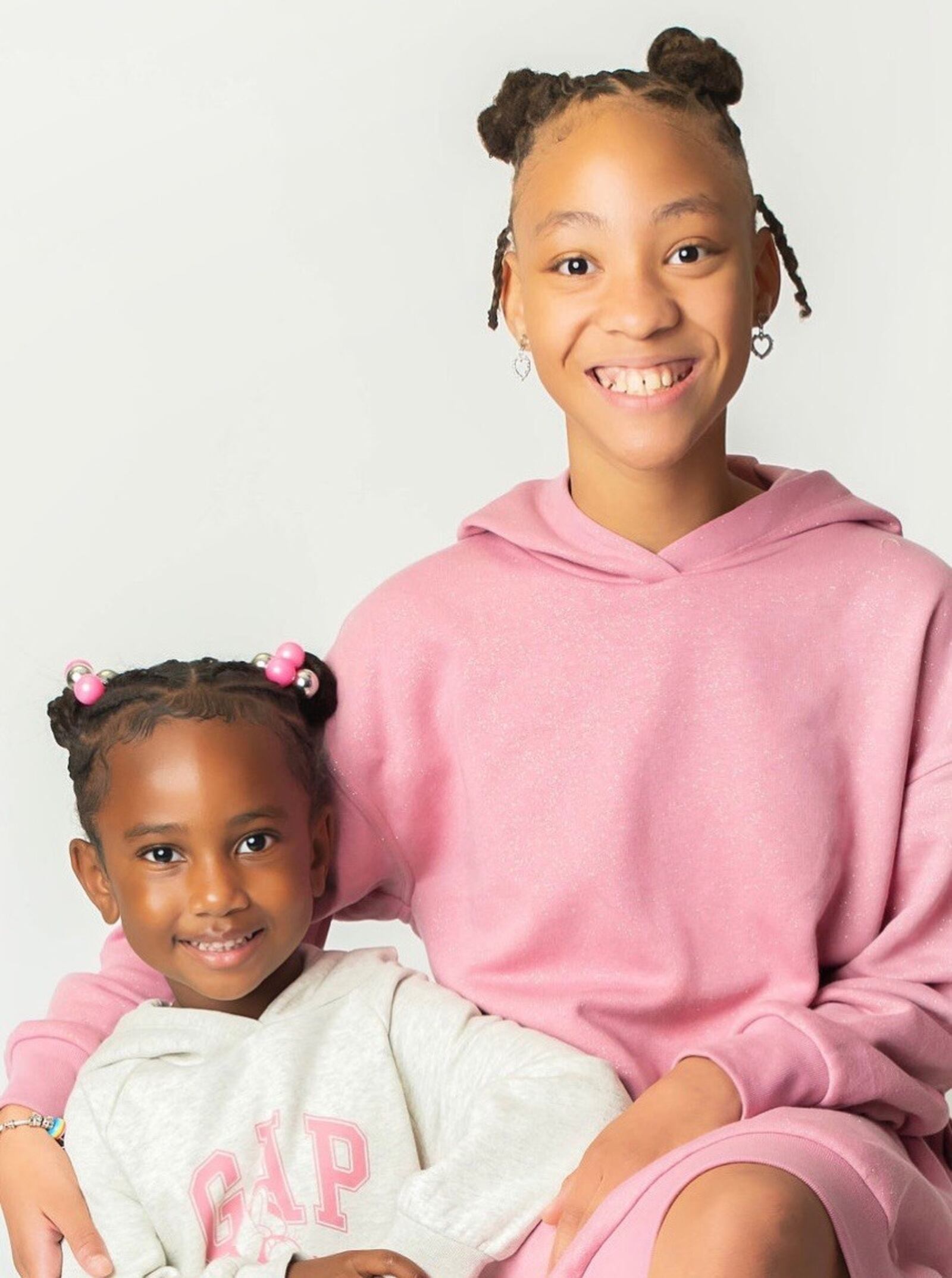 Lois Oglesby’s two daughters, 5-year-old Reign (left) and 12-year-old Hannah. CONTRIBUTED