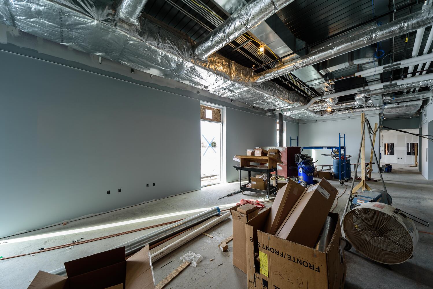 PHOTOS: A look at construction at the Dayton Metro Library’s new Huber Heights Branch