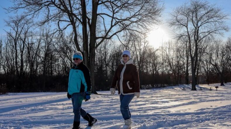 With trees bare of foliage, winter hiking offers at the local MetroParks a different views and experiences than at other times of the year. CONTRIBUTED