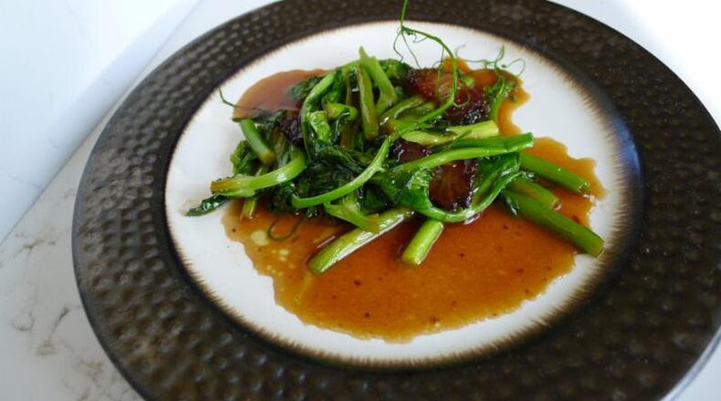 Pea Green Scapes. Photo by Ari LeVaux.